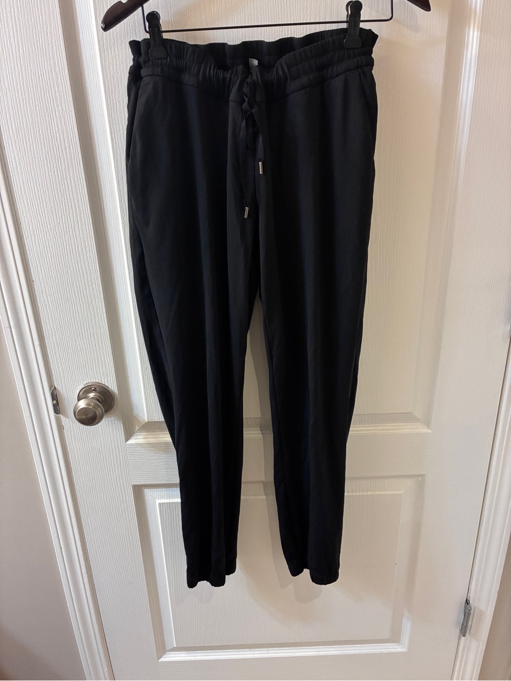 Thyme Maternity Black Drawstring Jogger Pants